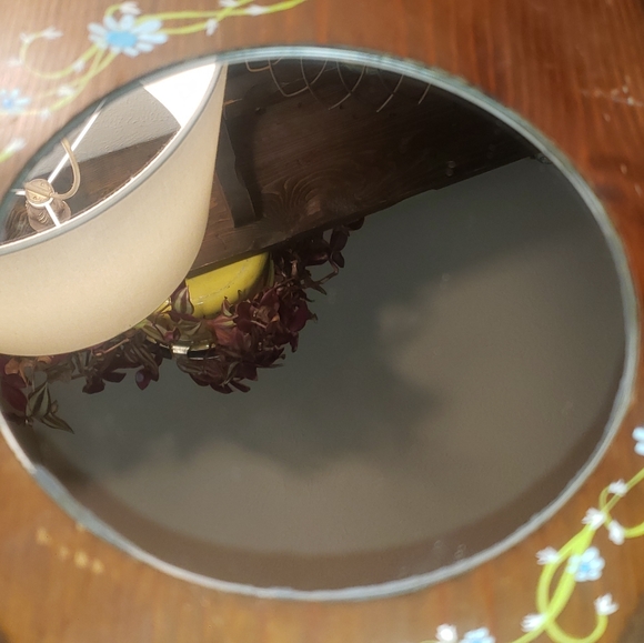 Vintage Wooden Mirror - Picture 6 of 10